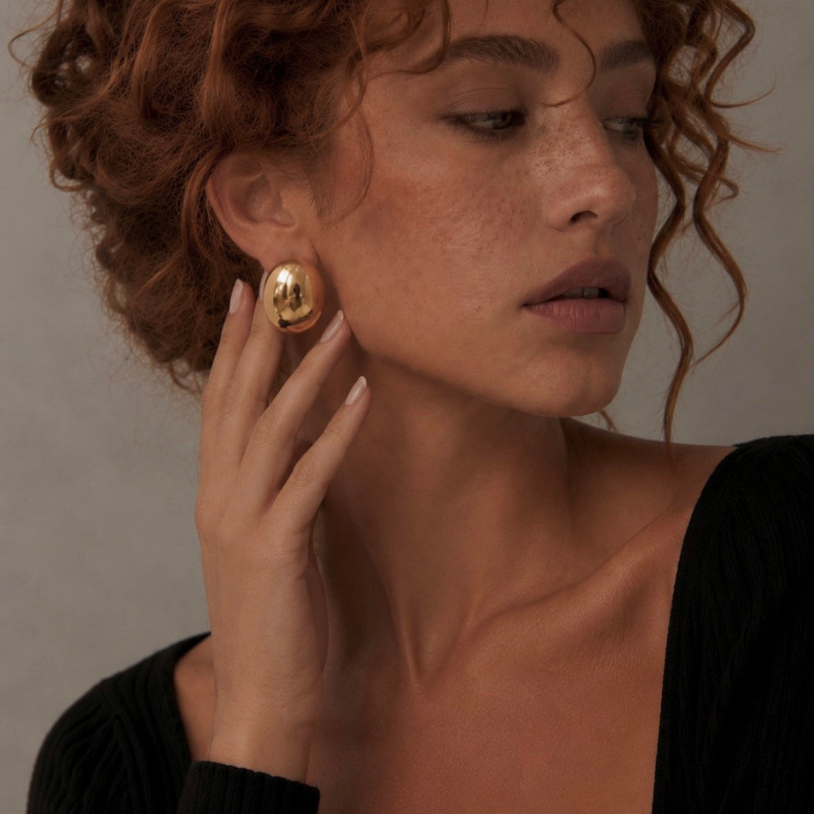 SIP BEAN  EARRINGS